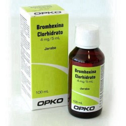 BROMHEXINA CLORHIDRATO 4MG/5ML JARABE OPKO