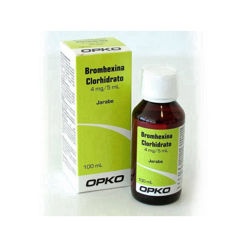 BROMHEXINA CLORHIDRATO 4MG/5ML JARABE OPKO