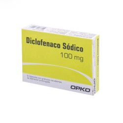 DICLOFENACO SODICO 100MG 8 CAPSULAS OPKO