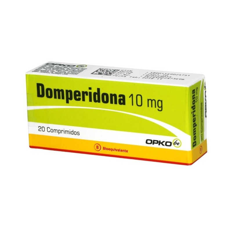 DOMPERIDONA 10 MG. CAJA 20 COMP. BE