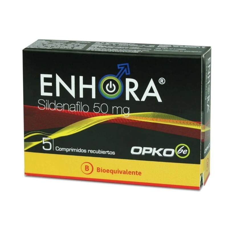 ENHORA 50MG X 5 CR (BE) Sildenafil