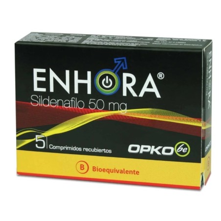 ENHORA 50MG X 5 CR (BE) Sildenafil