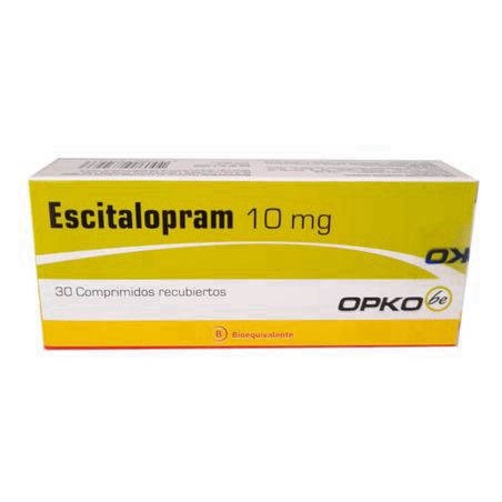 ESCITALOPRAM 10MG 30 COMP REC OPKO