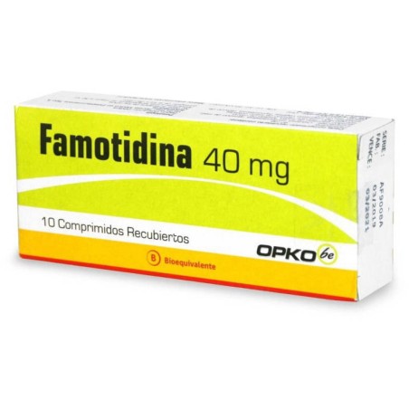 FAMOTIDINA 40MG 10 COMP REC OPKO