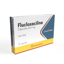 Flucloxacilina Cápsulas 500mg X12