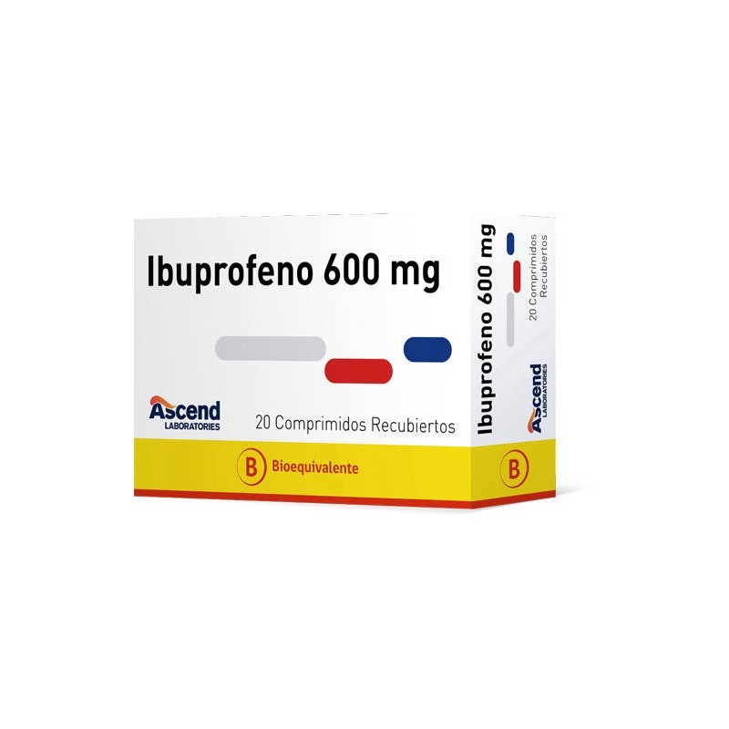 IBUPROFENO 600MG 20 COMP REC ASCEND