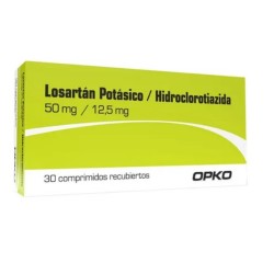 LOSARTAN 50MG/ HIDROCLOROTIAZIDA 12,5MG X 30