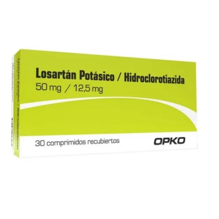 LOSARTAN 50MG/ HIDROCLOROTIAZIDA 12,5MG X 30