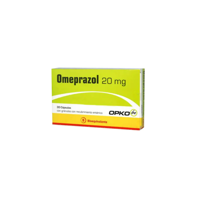 OMEPRAZOL 20 MG X 30 CAPSULAS BE OPKO