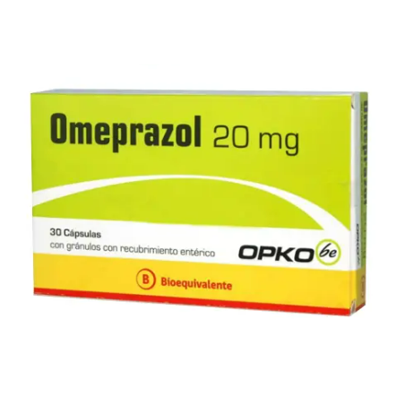 OMEPRAZOL 20 MG X 30 CAPSULAS BE OPKO
