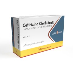 Cetirizina Clorhidrato 10mg X30 Comp